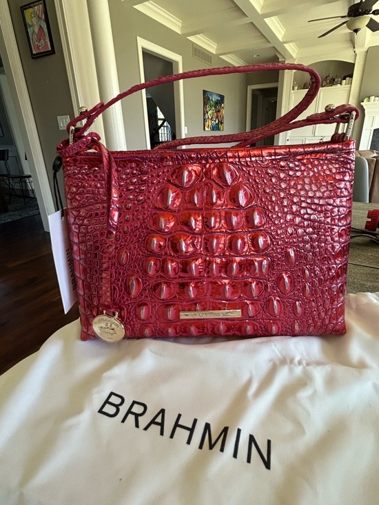 Brahmin Handbags - Brahmin Lorelei Shoulder Bag Red Dragon Melbourne NWT